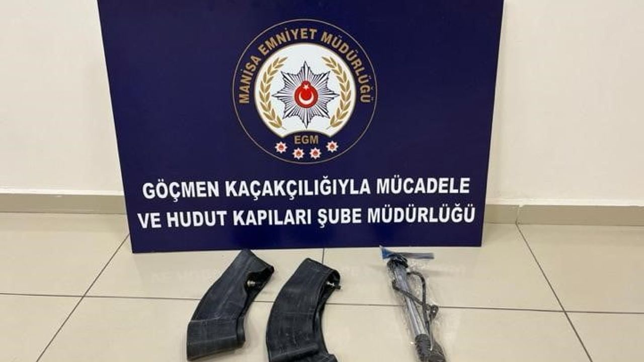 Manisa'da 34 düzensiz göçmen ve sürücü yakalandı