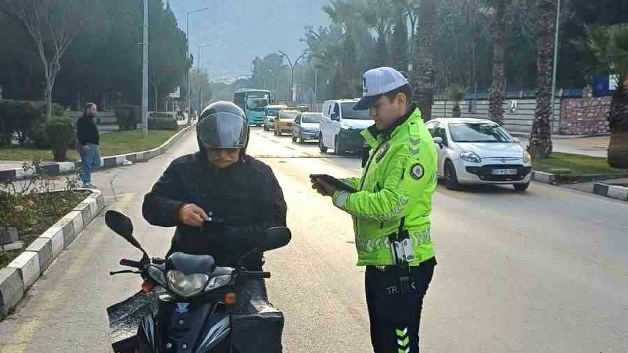 Manisa'da motosiklet denetimlerinde 3,25 milyon TL ceza uygulandı