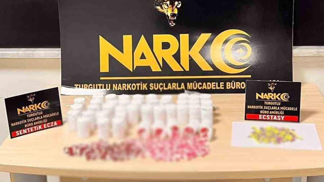 Manisa'da narkotik operasyonlarında çok sayıda uyuşturucu ele geçirildi