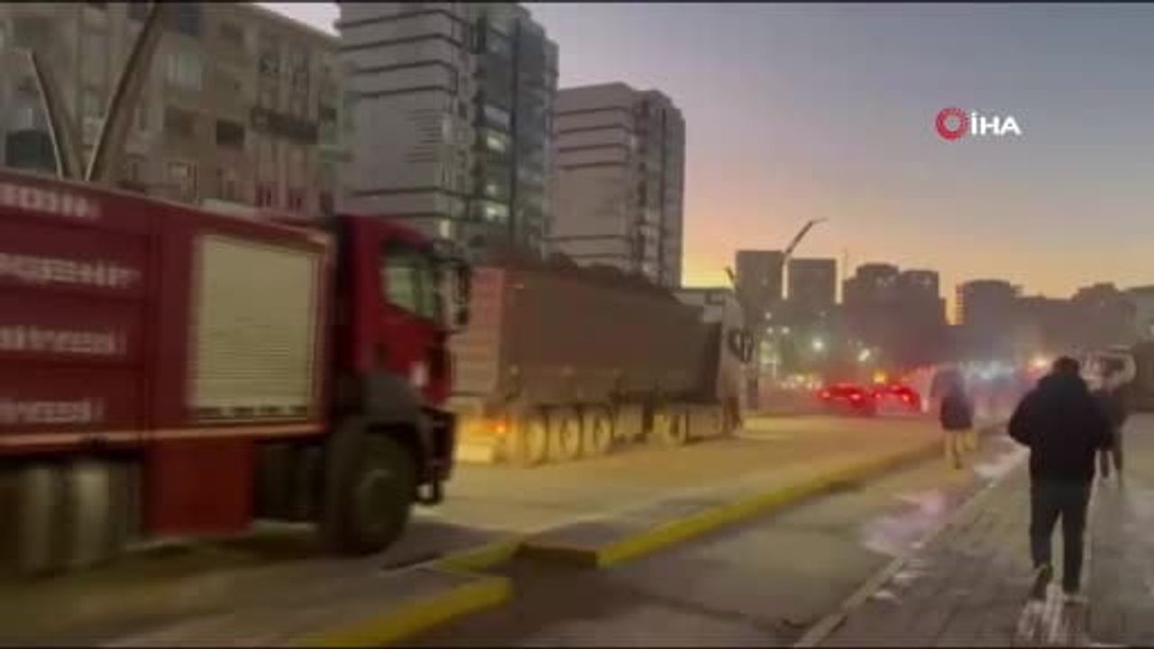 Mardin’de kireç fabrikasındaki yangın söndürüldü