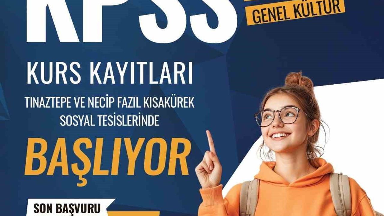Melikgazi Belediyesi'nden KPSS ve E-KPSS hazırlık kursları