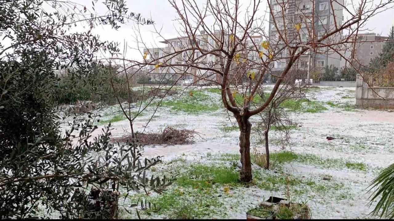 Mersin'de akşam dolusu hayatı etkiledi