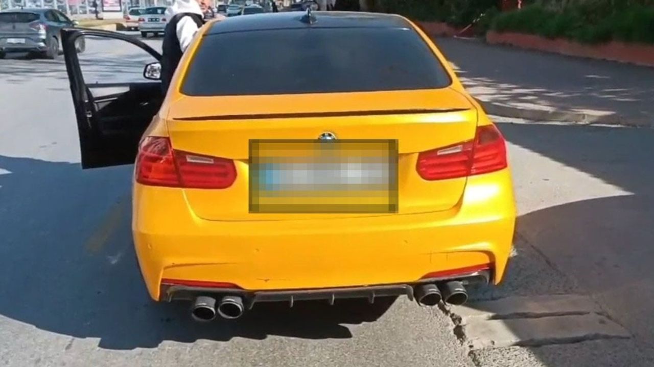 Mersin'de drift cezası: 58 bin 217 TL, 48 araç trafikten men