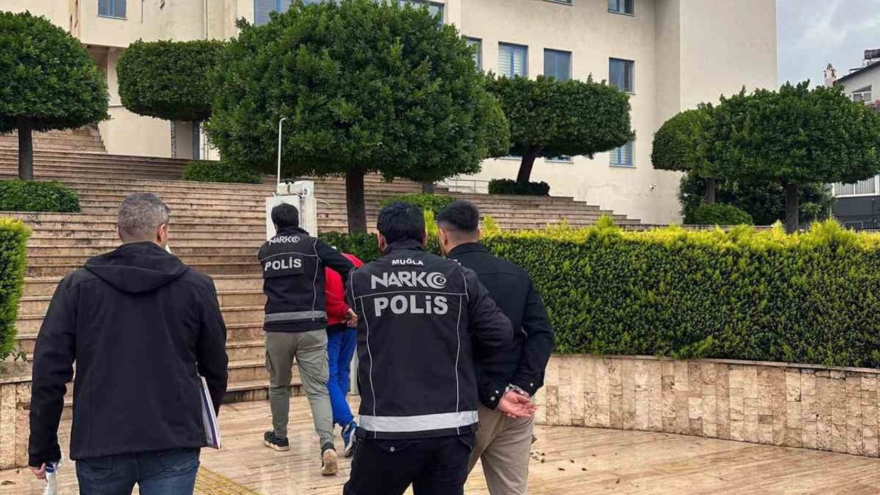 Muğla'da 12 aylık operasyonlarda 458 kişi tutuklandı