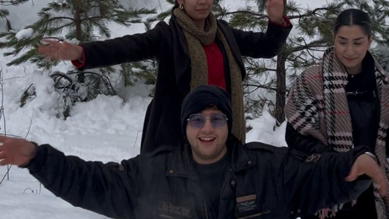 Muğla'nın Yılanlı Dağı'nda kar coşkusu