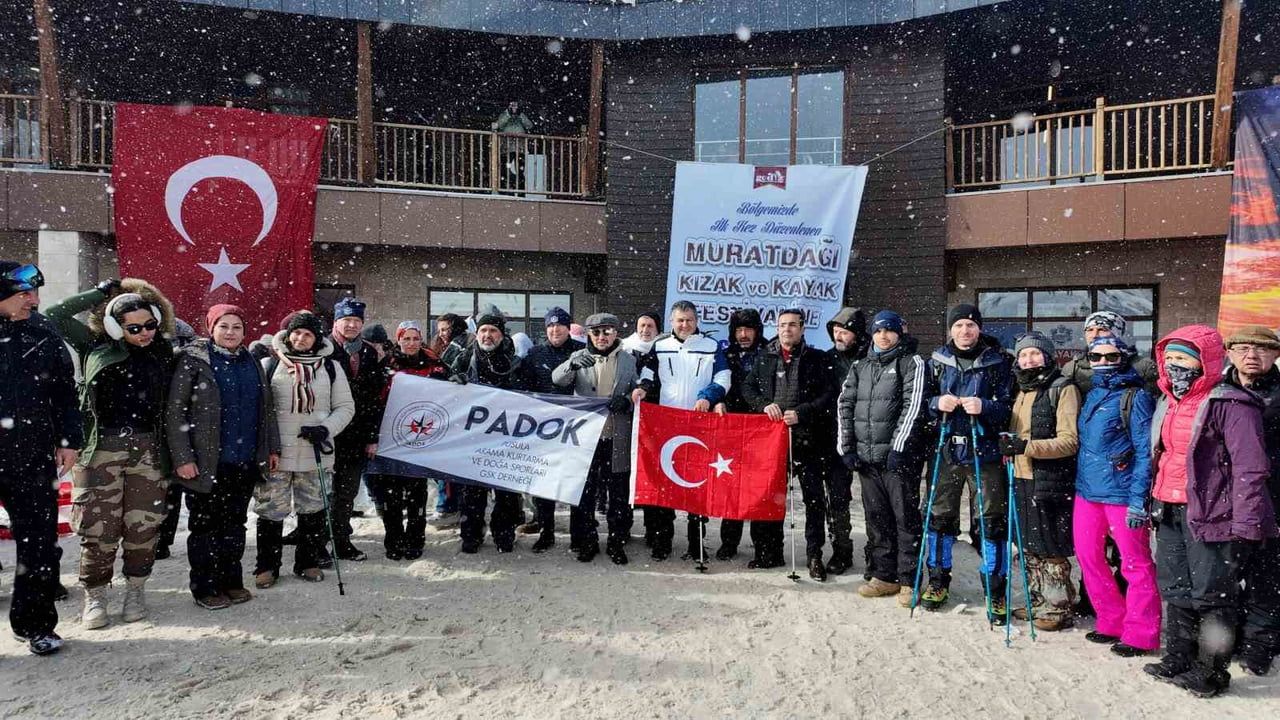 Murat Dağı'nda İlk Kızak ve Kayak Festivali: On Binler Zirvede