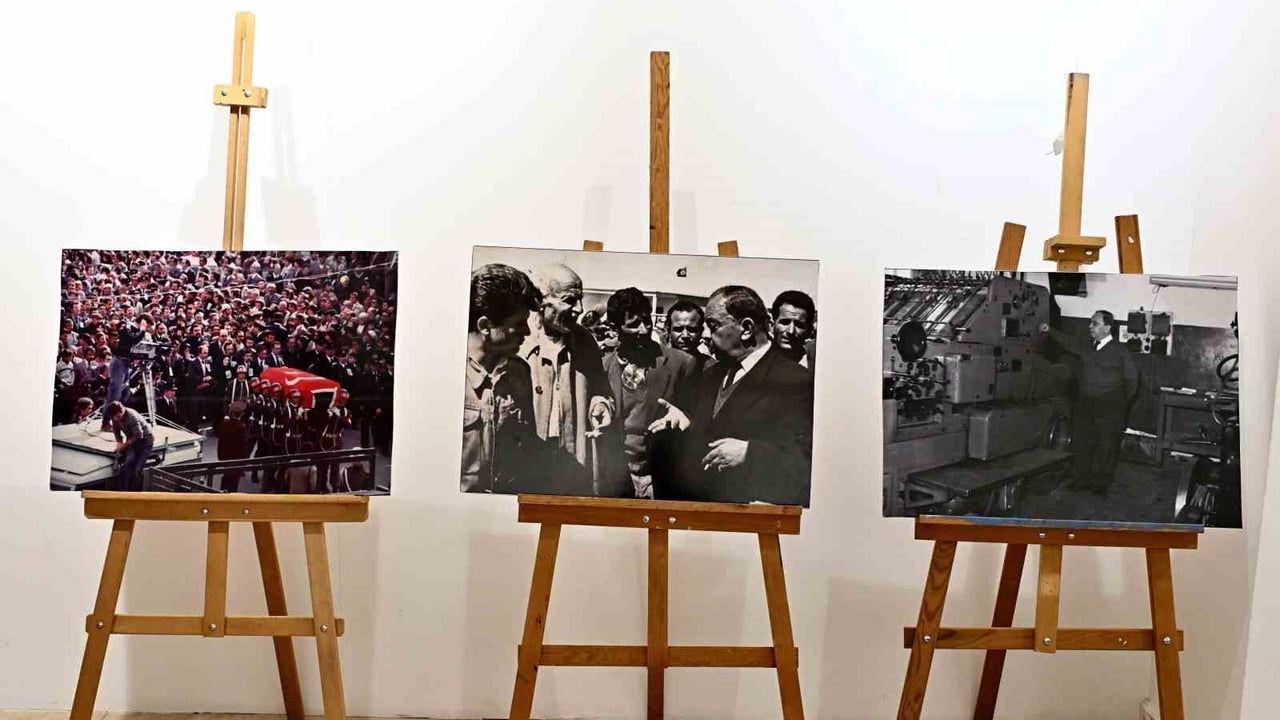 Muratpaşa'da "Kıbrıs Liderleri" sergisiyle Denktaş ve Küçük anıldı