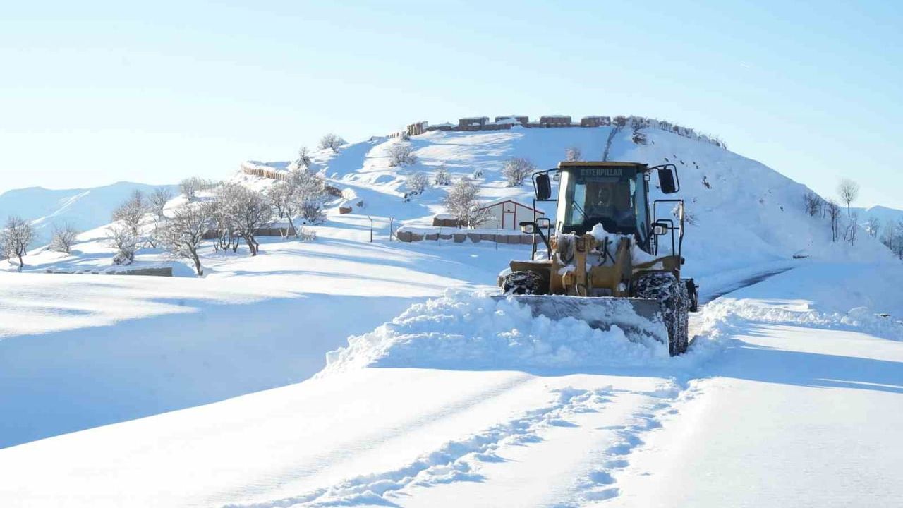 Muş’ta 181 köy yolu kar nedeniyle ulaşıma kapandı