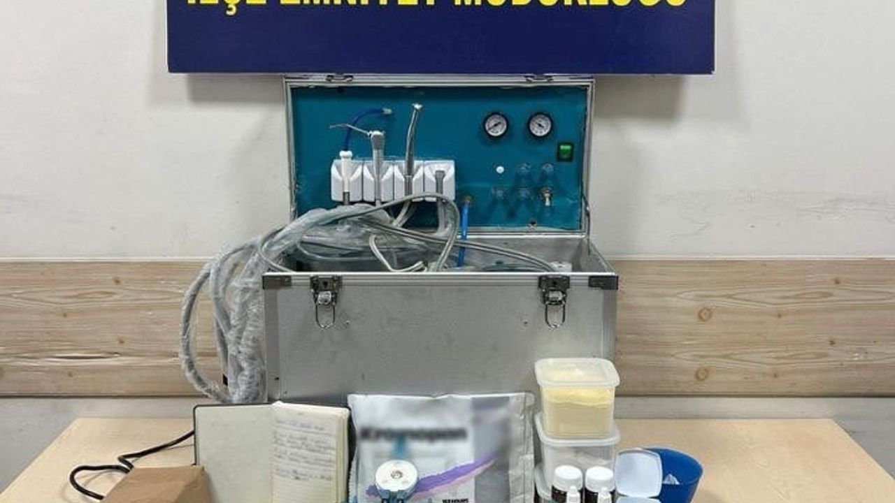 Muş’ta ruhsatsız diş tedavisi yapan sahte dişçi evinde yakalandı