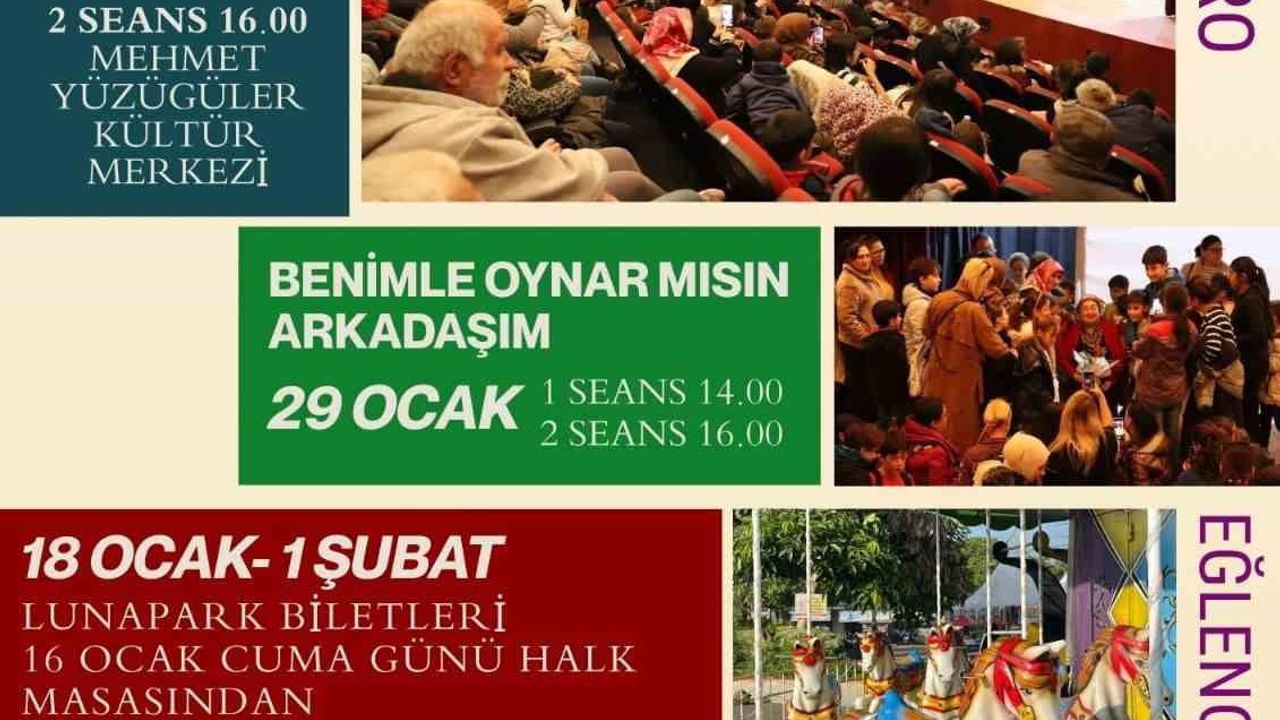 Nazilli Belediyesi'nden Yarıyıl Tatili İçin Ücretsiz Çocuk Etkinlikleri