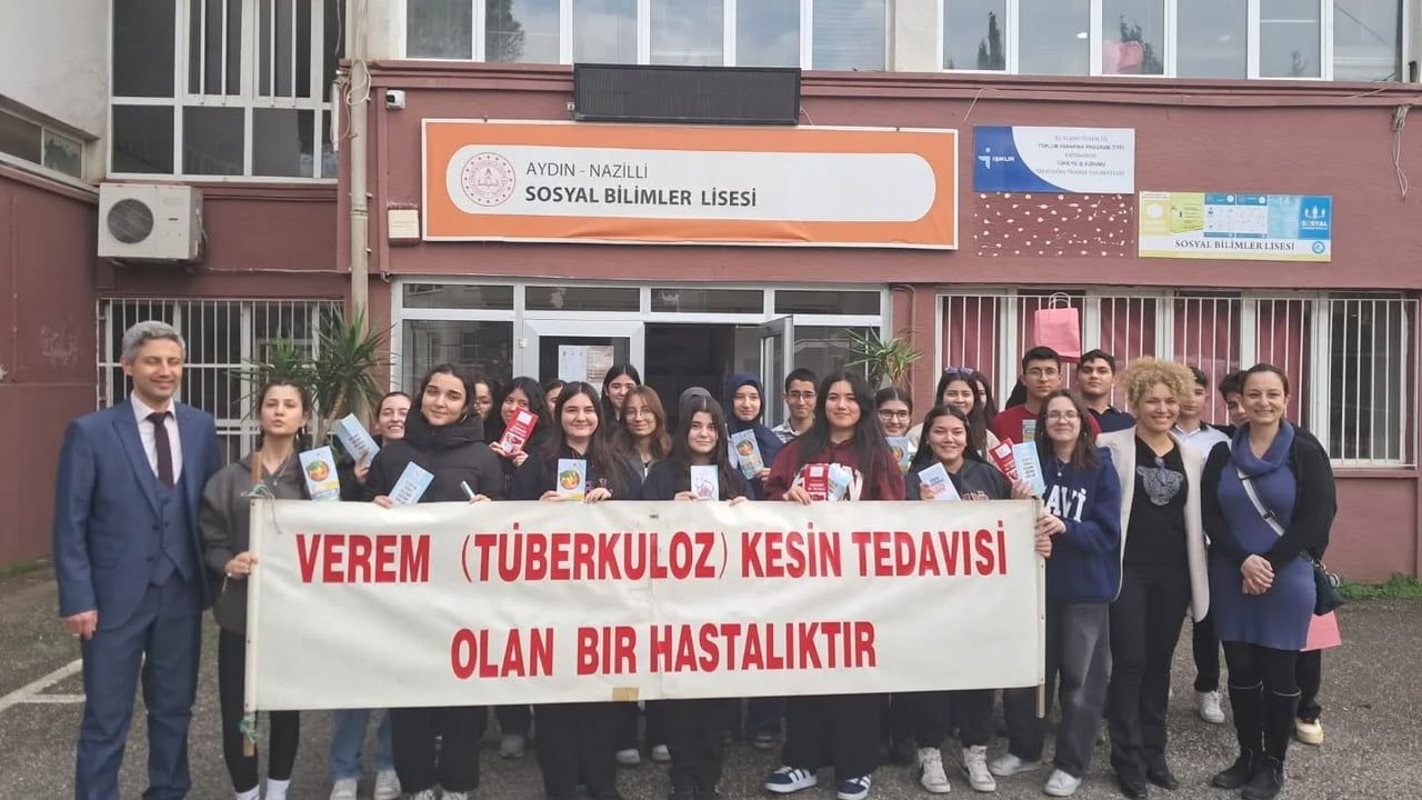 Nazilli'de lise öğrencilerine verem farkındalığı eğitimi