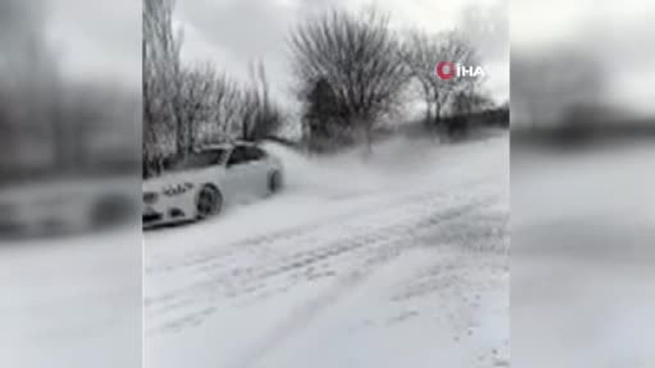 Nevşehir'de drift görüntülerini paylaşan sürücü jandarmaya yakalandı