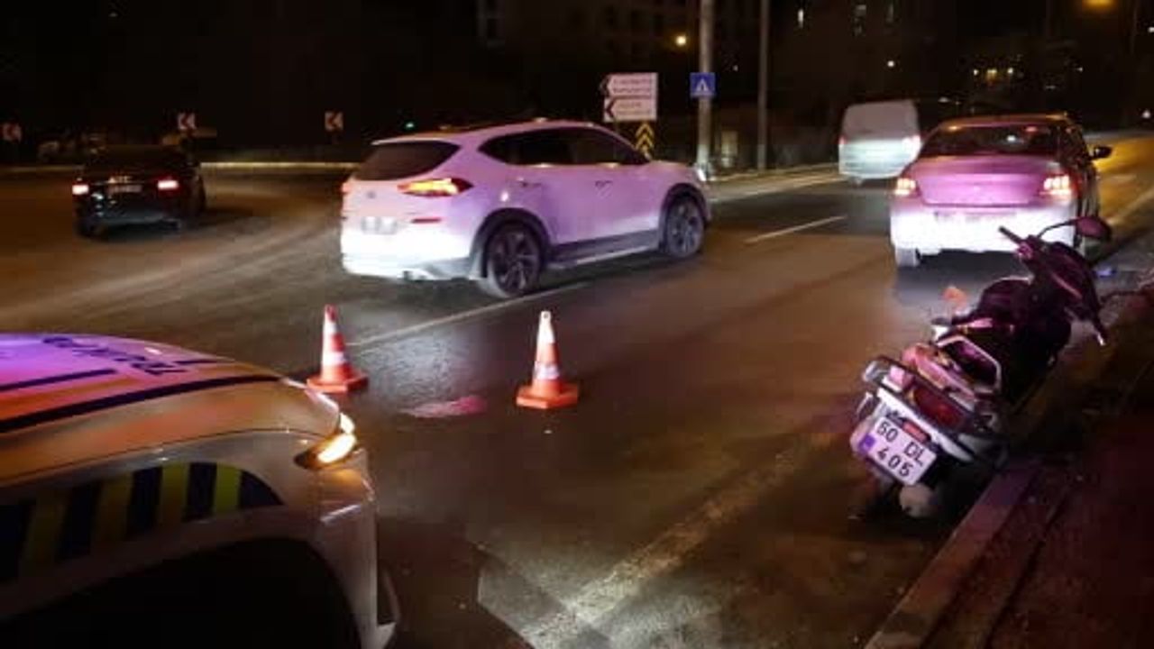 Nevşehir'de motosiklet kazası: 1 ağır yaralı