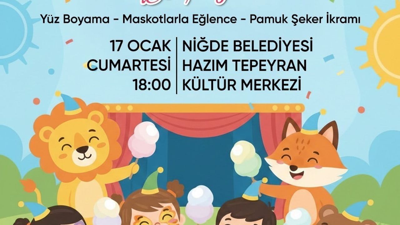 Niğde'de 2. Çocuk Tiyatroları Festivali başlıyor