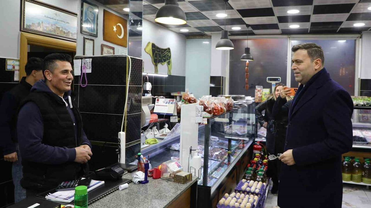 Niğde Valisi Nedim Akmeşe esnafı ziyaret etti