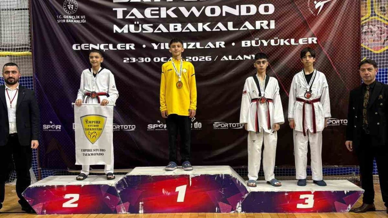 Niğdeli Taekwondocu Ömer Kaan Ulusoy Türkiye Şampiyonası’nda üçüncü oldu
