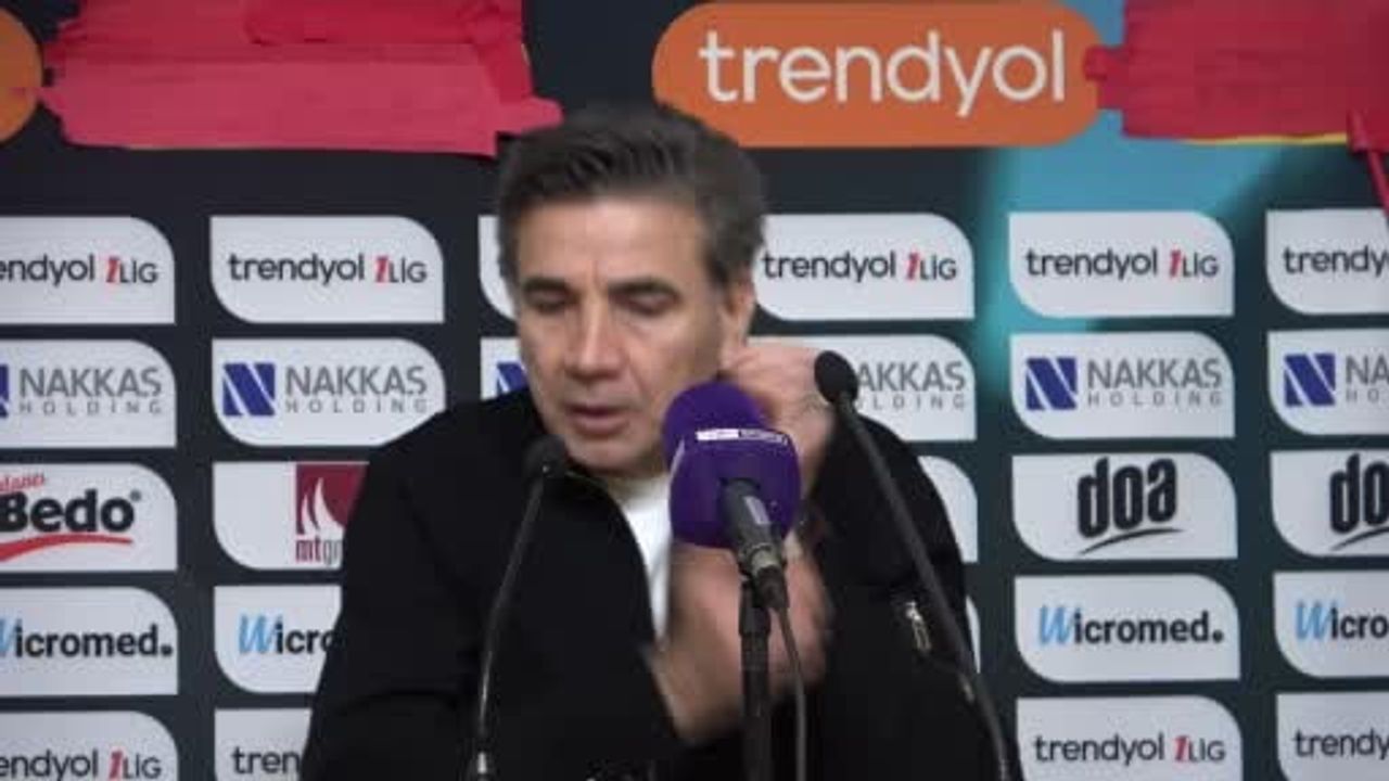 Osman Özköylü: "Böyle maçları oynamak bizim gibi takımlar için kolay değil"