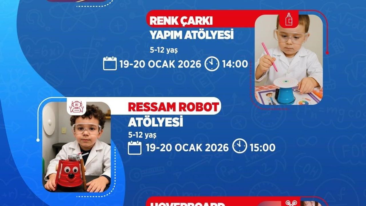 Osmangazi'de Bilim Şenliği: 7-17 Yaş Arası Çocuk ve Gençlere