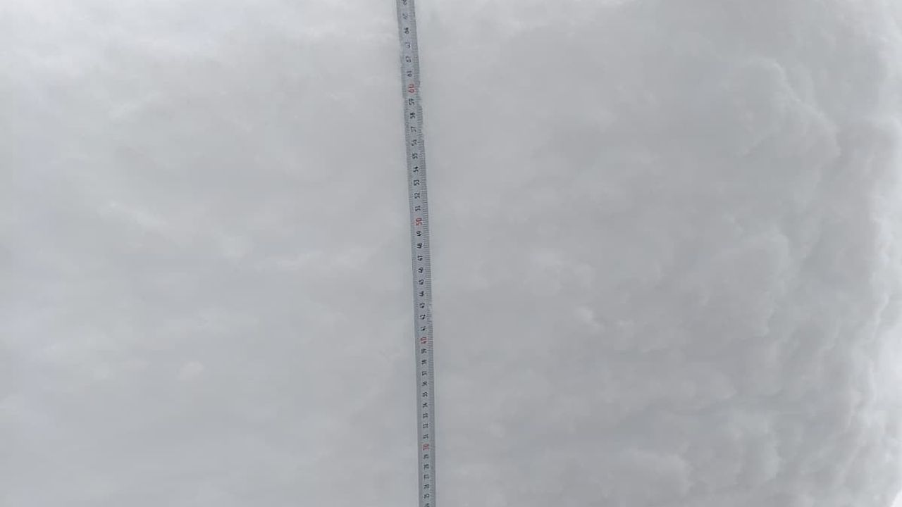 Özkürtün'de 1 metre kara rağmen yardım çağrısı