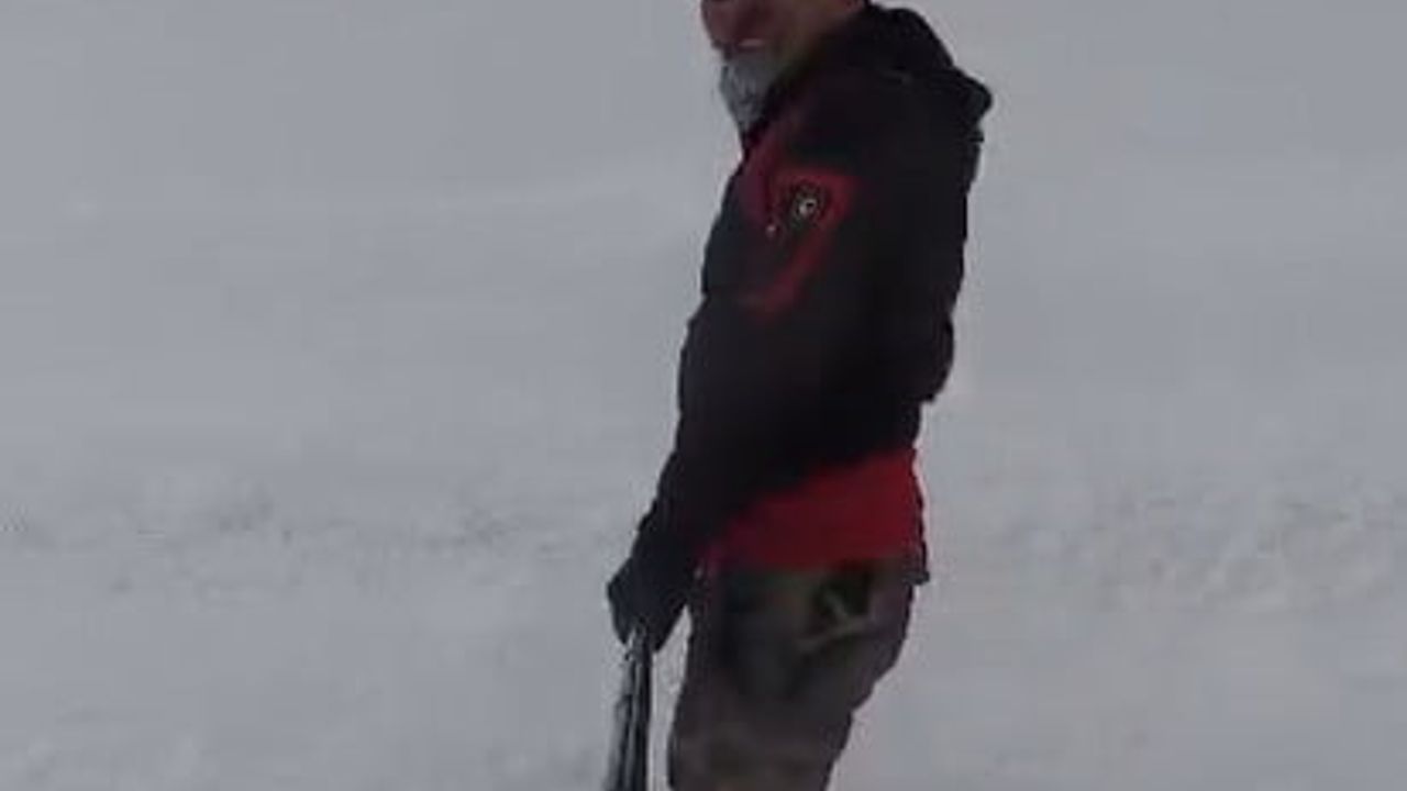 Palandöken'e Gidemeyenler Başçiftlik’te Köy Yolunu Piste Çevirdi