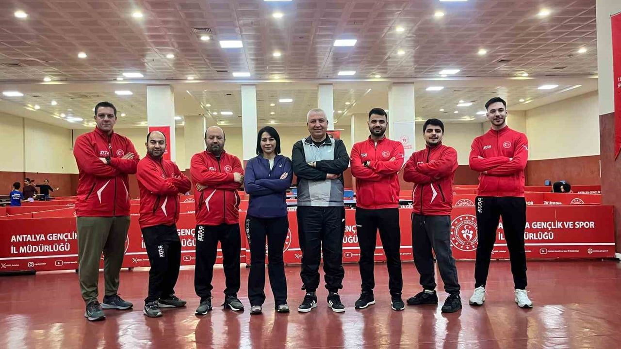 Paralimpik Masa Tenisi Milli Takımı Antalya kampında