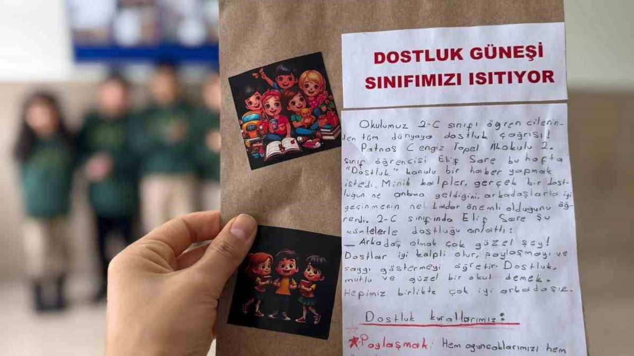 Patnos'ta 2-C Sınıfının Minik Gazetecileri Sınıf Gazetesi Yayınladı