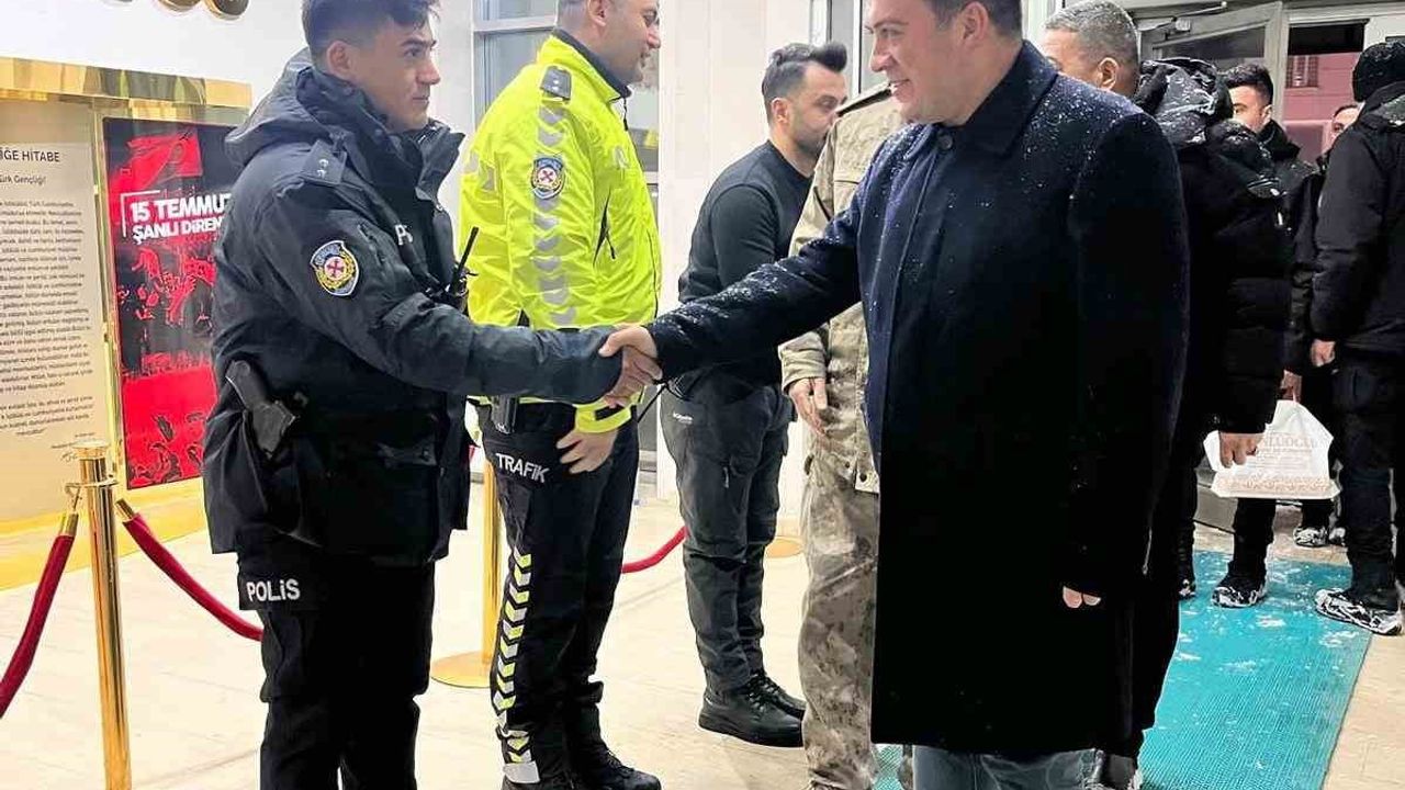 Patnos'ta güvenlik güçlerine yeni yıl morali