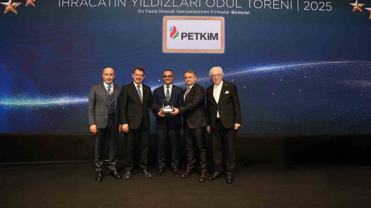 Petkim, Ege İhracatçı Birlikleri 'İhracatın Yıldızları 2025' listesinde bölge şampiyonu