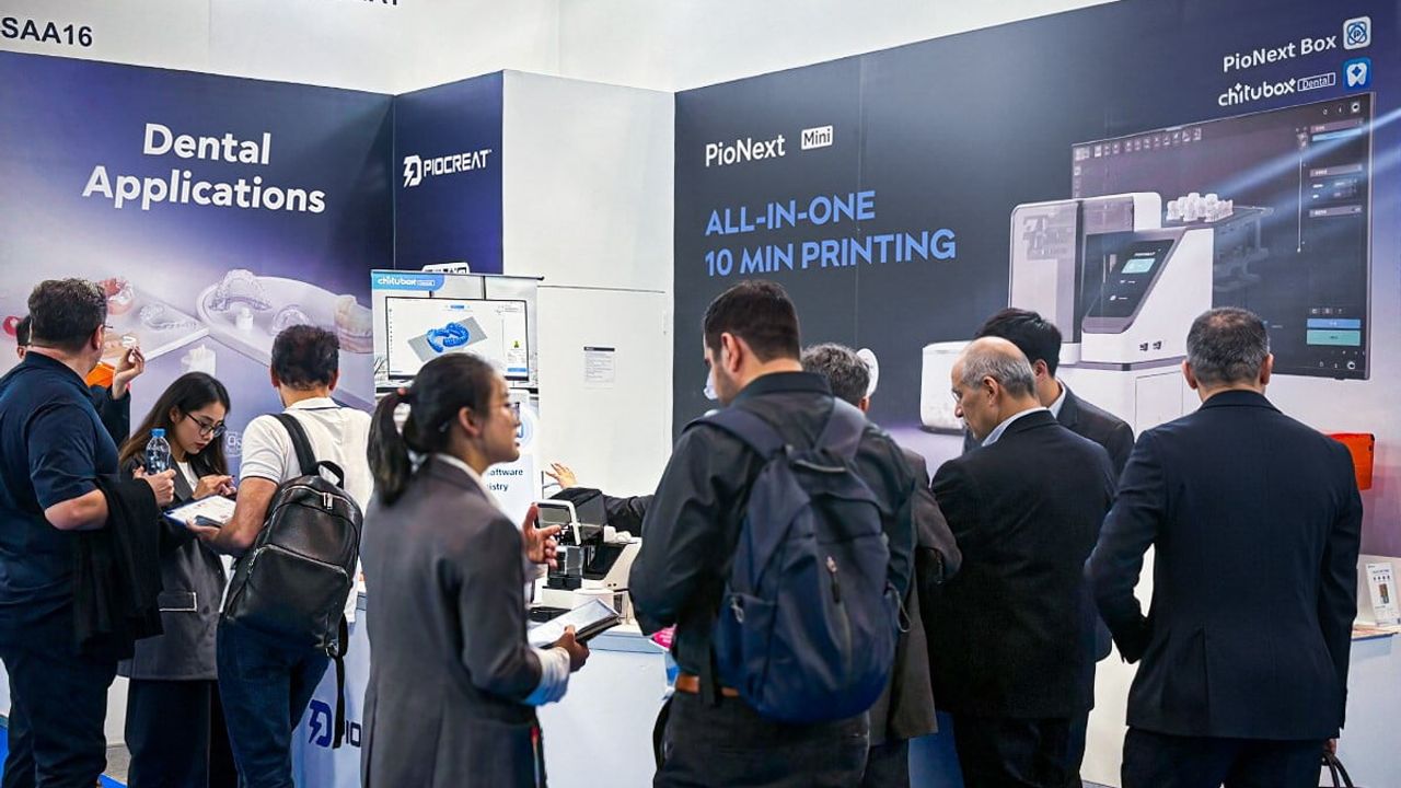 PioCreat AEEDC Dubai 2026'da yeni dental 3D baskı çözümlerini tanıttı