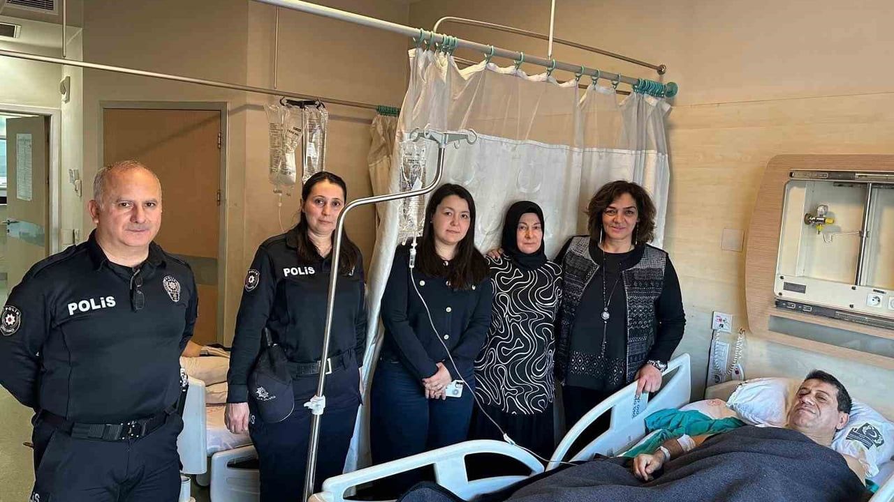 POLDER üyelerinden hastanede moral ziyareti