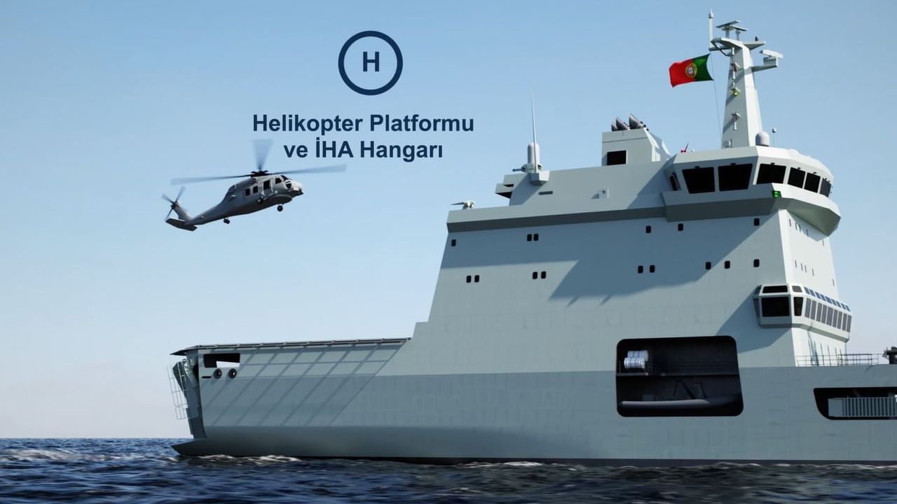Portekiz için Denizde İkmal ve Lojistik Destek Gemileri kızağa alındı