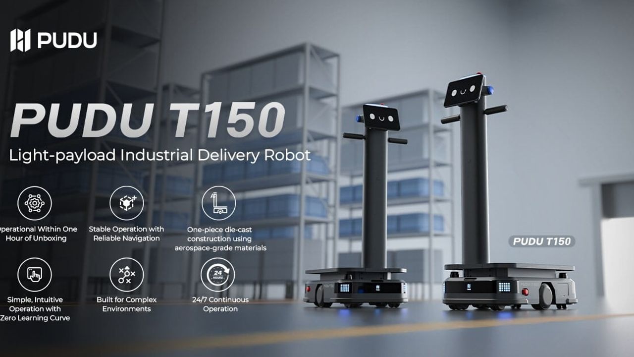 Pudu Robotics PUDU T150 ile hafif yük endüstriyel otomasyona erişimi genişletiyor