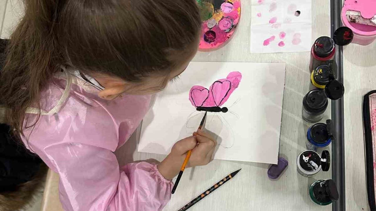 Pursaklar Belediyesi'nden çocuklara yönelik resim kursu