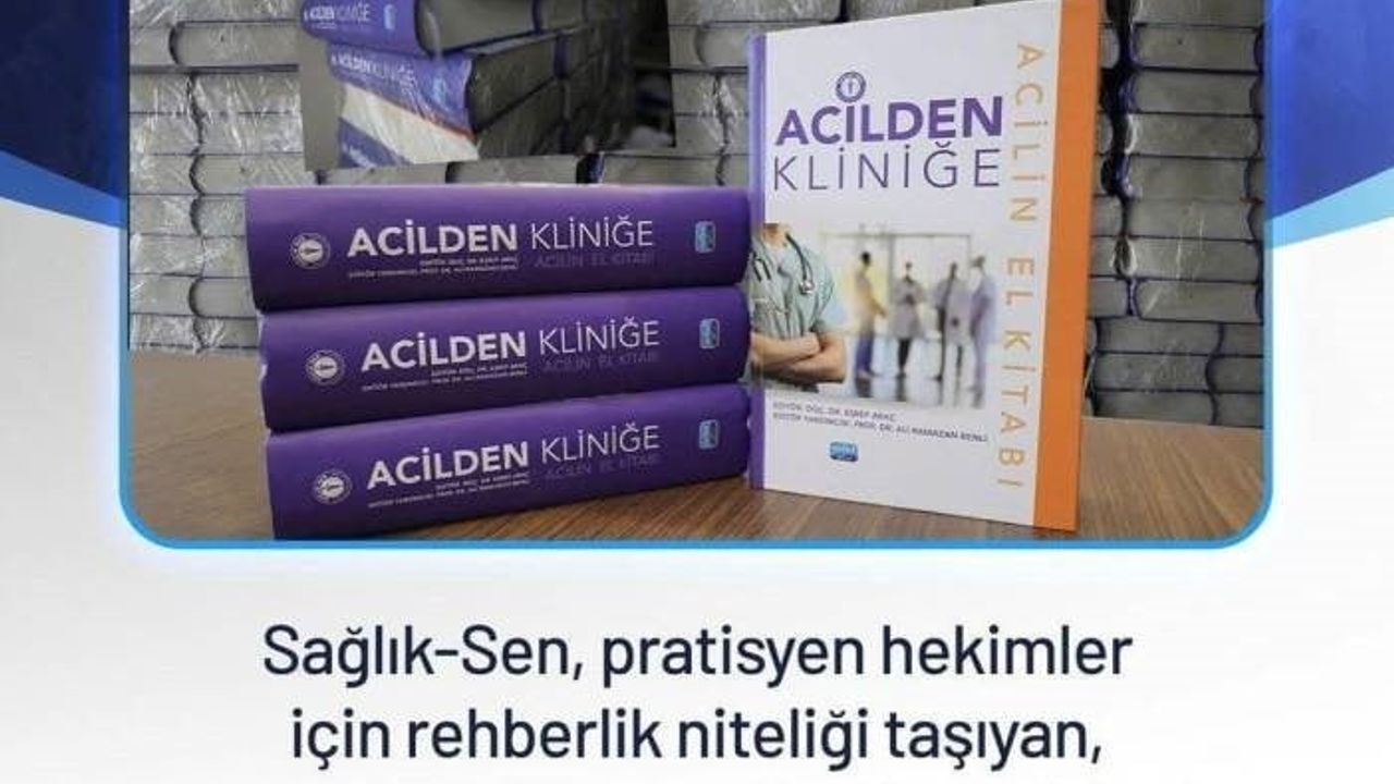 Sağlık-Sen'in "Acilden Kliniğe - Acilin El Kitabı" Cizre Devlet Hastanesinde