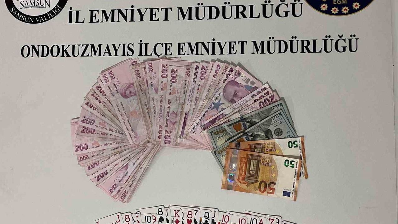 Samsun 19 Mayıs'ta kumar denetimi: 5 kişiye işlem