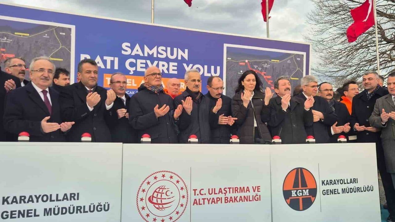 Samsun Batı Çevre Yolu temeli atıldı — 16,3 km, 6 şeritli yeni güzergah