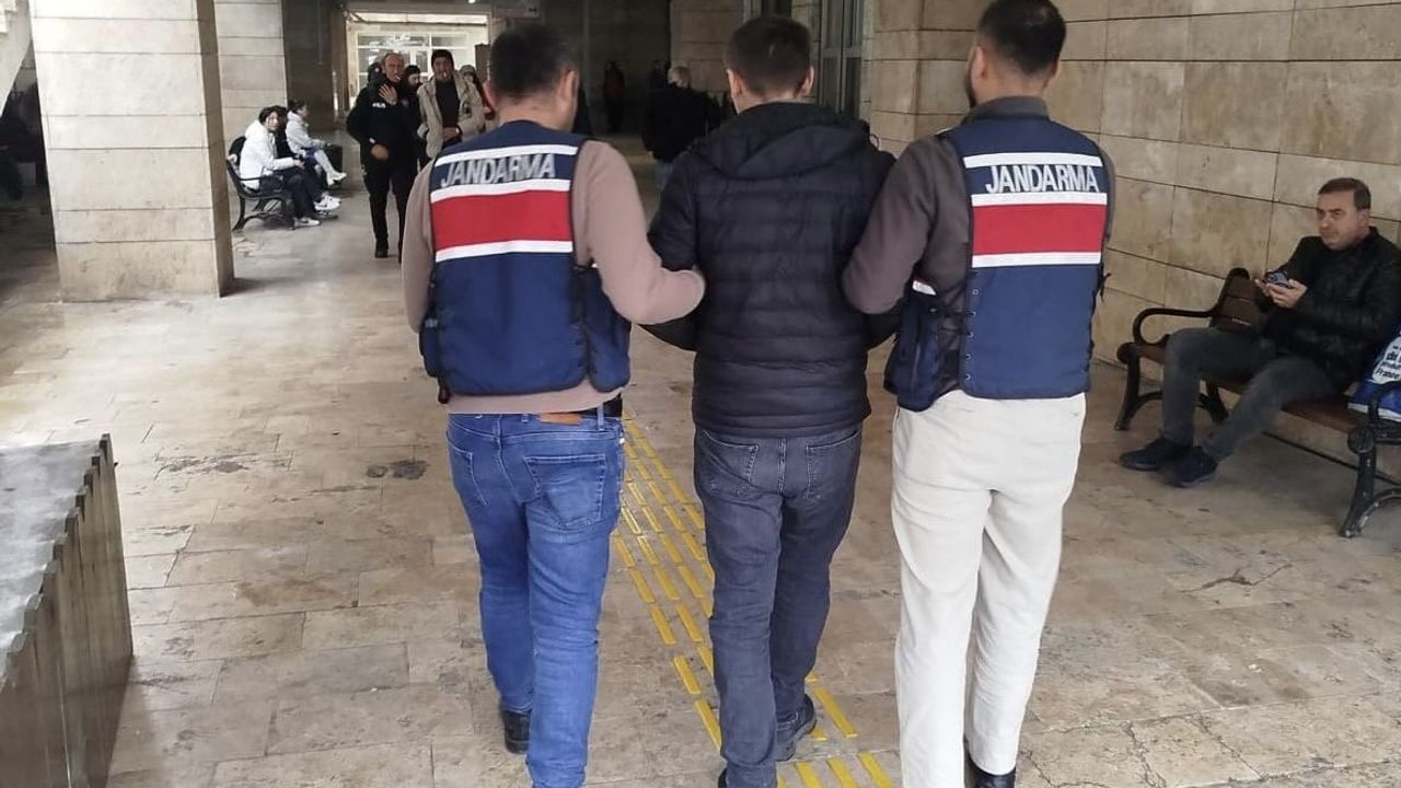 Samsun'da 15 yıl hapis cezası olan M.A. jandarma tarafından yakalandı