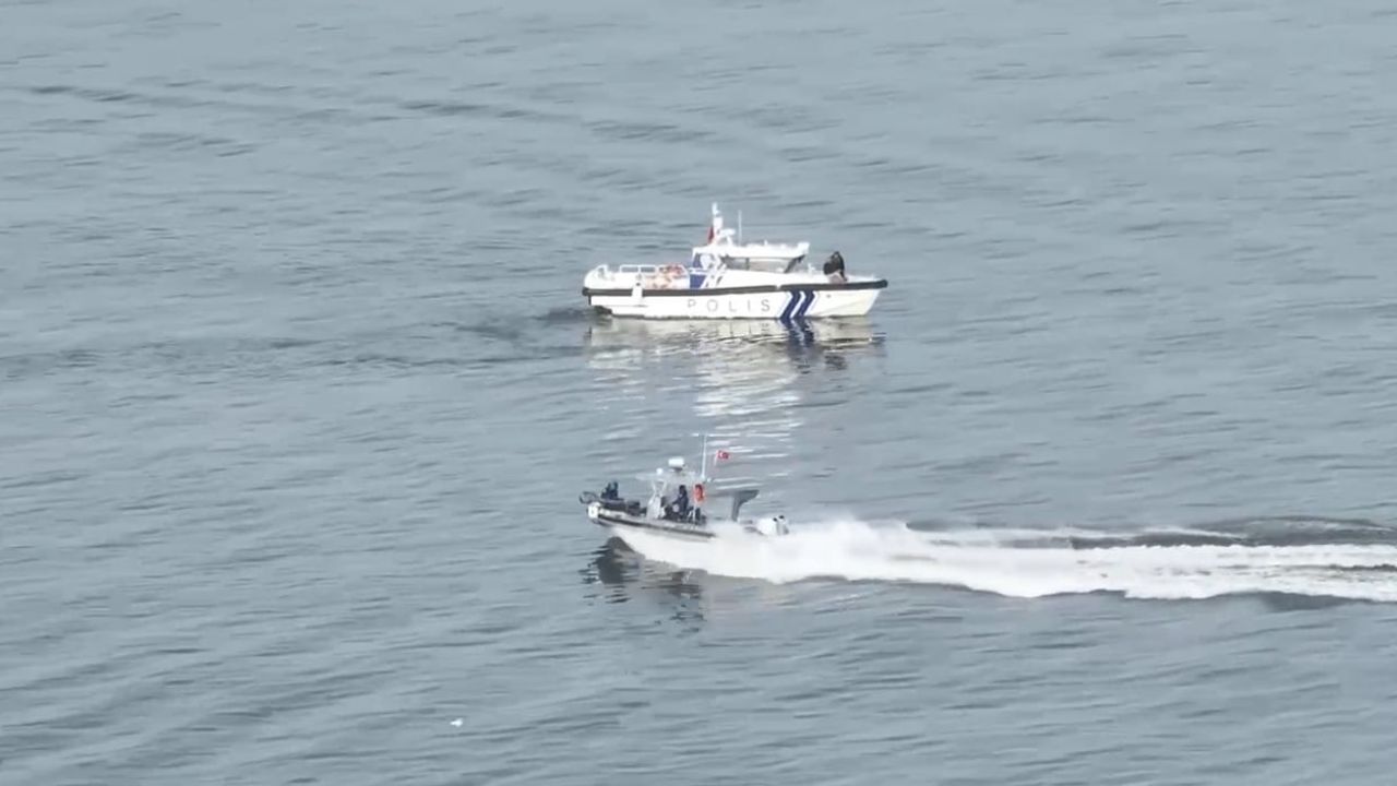 Samsun Terme'de hava ve deniz unsurlarıyla kaçak avcılık denetimi