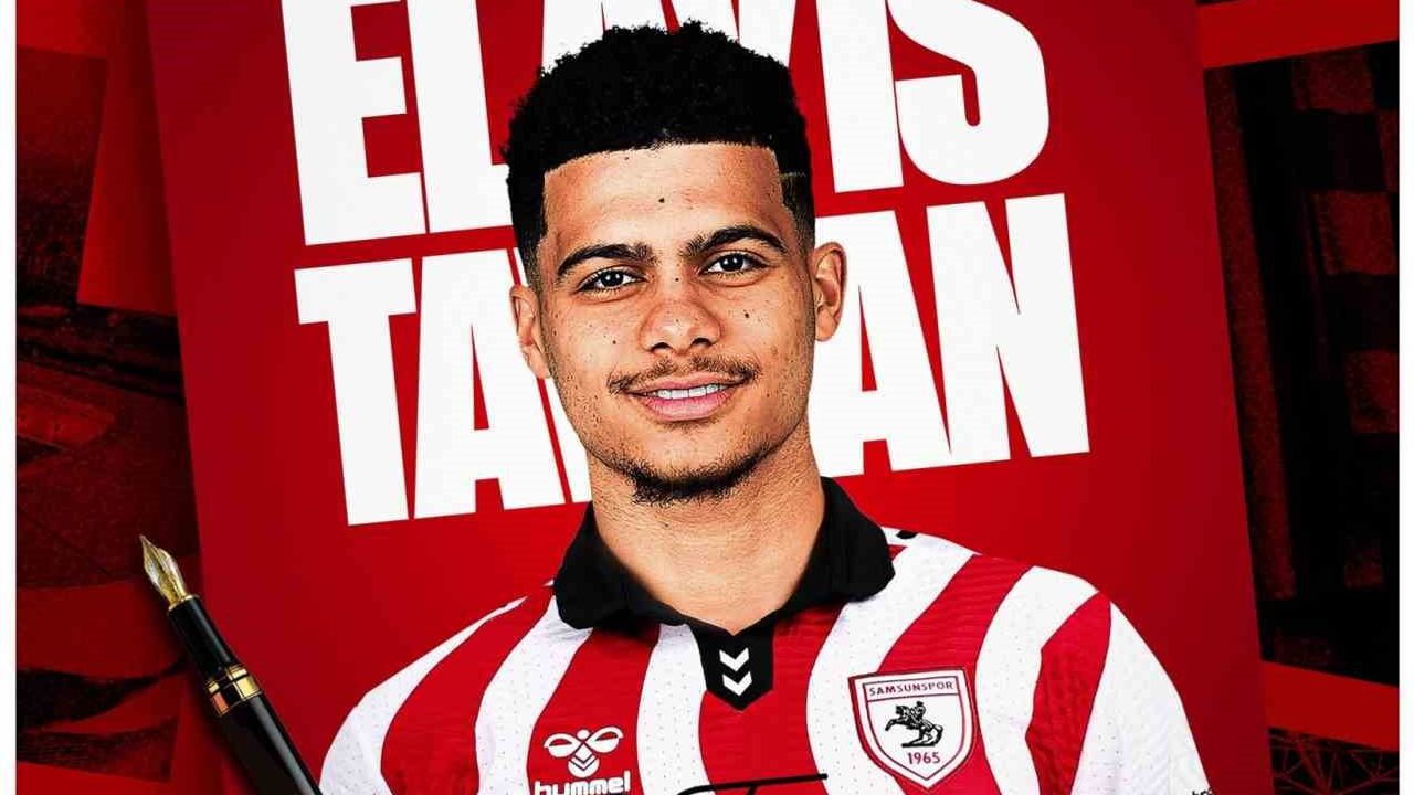 Samsunspor Elayis Tavsan'ı 4,5 yıllığına kadrosuna kattı