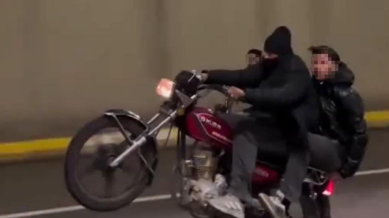 Şanlıurfa’da tek teker üzerinde motosiklet sürücüsüne ceza