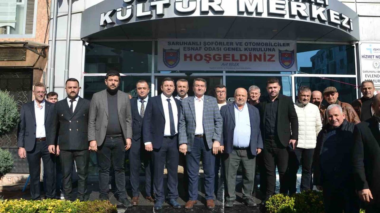 Saruhanlı Şoförler ve Otomobilciler Odası'nda Arif Bilek üçüncü kez seçildi