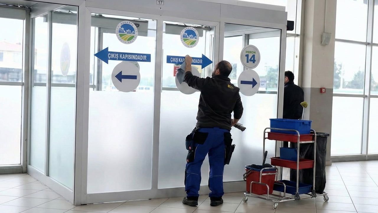 Şehirlerarası Otobüs Terminali'nde Kapsamlı Temizlik Çalışması