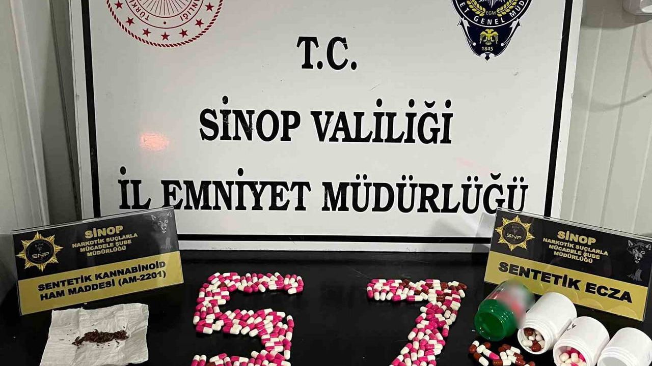 Sinop’ta narkotik operasyonlarında 3 tutuklama