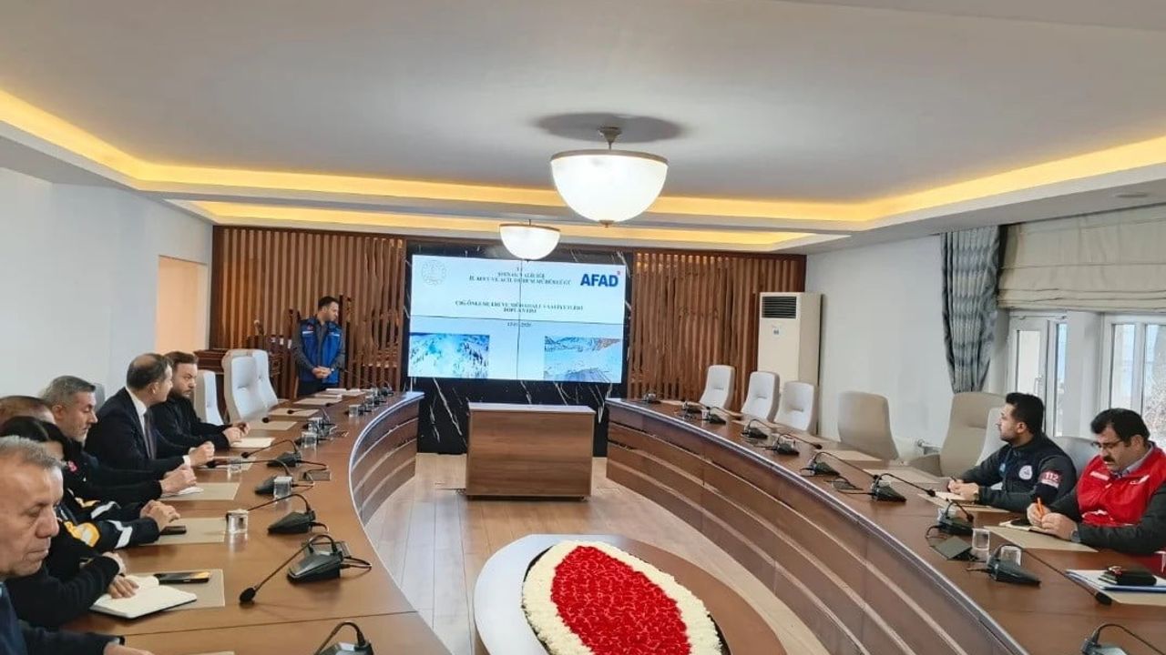 Şırnak’ta çığ riskine karşı koordinasyon toplantısı