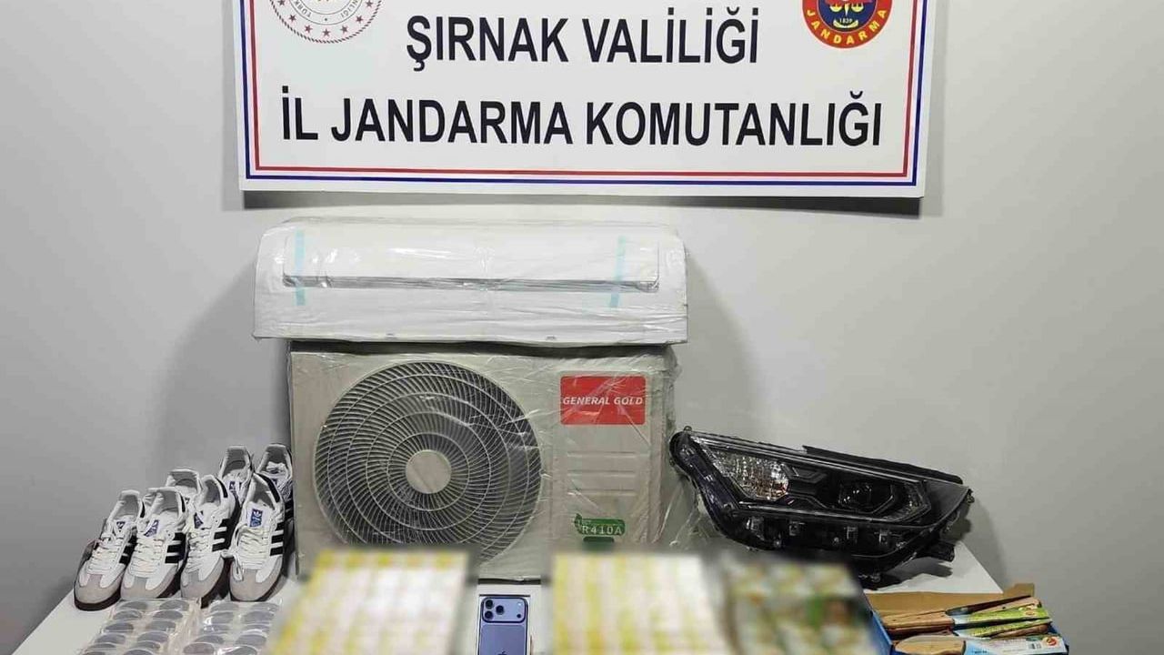 Şırnak’ta jandarma operasyonunda 7 milyon 523 bin 550 liralık kaçak malzeme ele geçirildi
