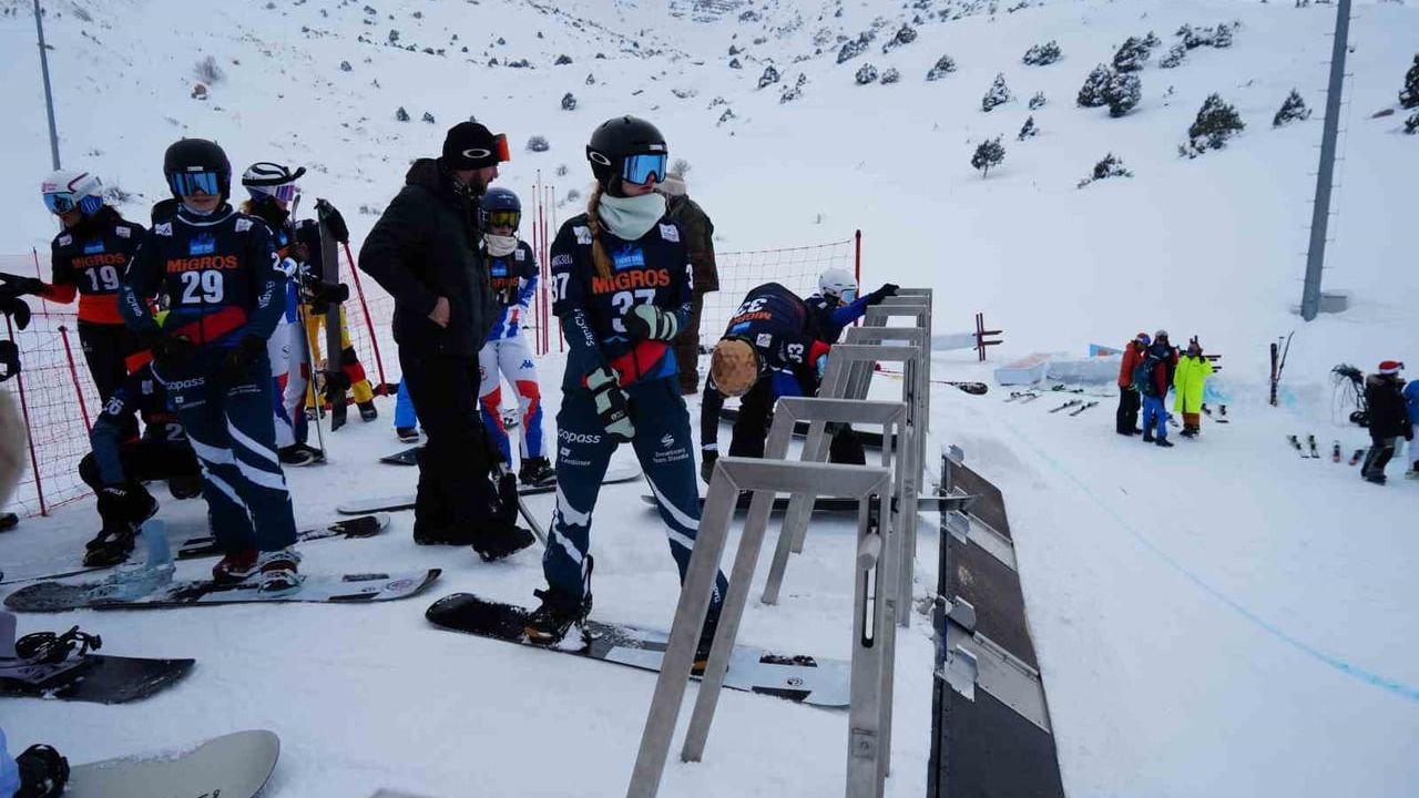 Snowboard Cross Avrupa Kupası Ergan Dağı’nda: Avrupa’nın Yıldızları Erzincan’da