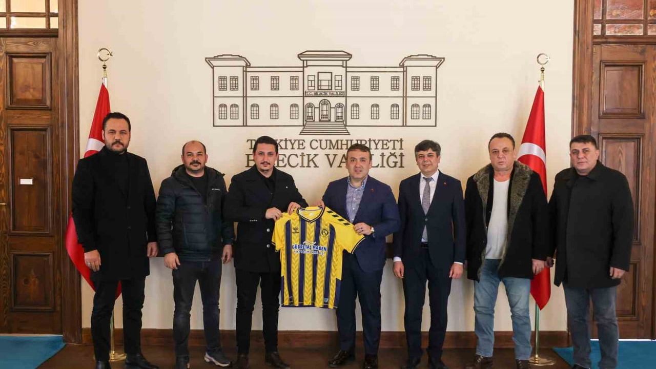 Söğütspor Başkanı Güzel, ikinci yarı hedeflerini Vali Sözer’e aktardı