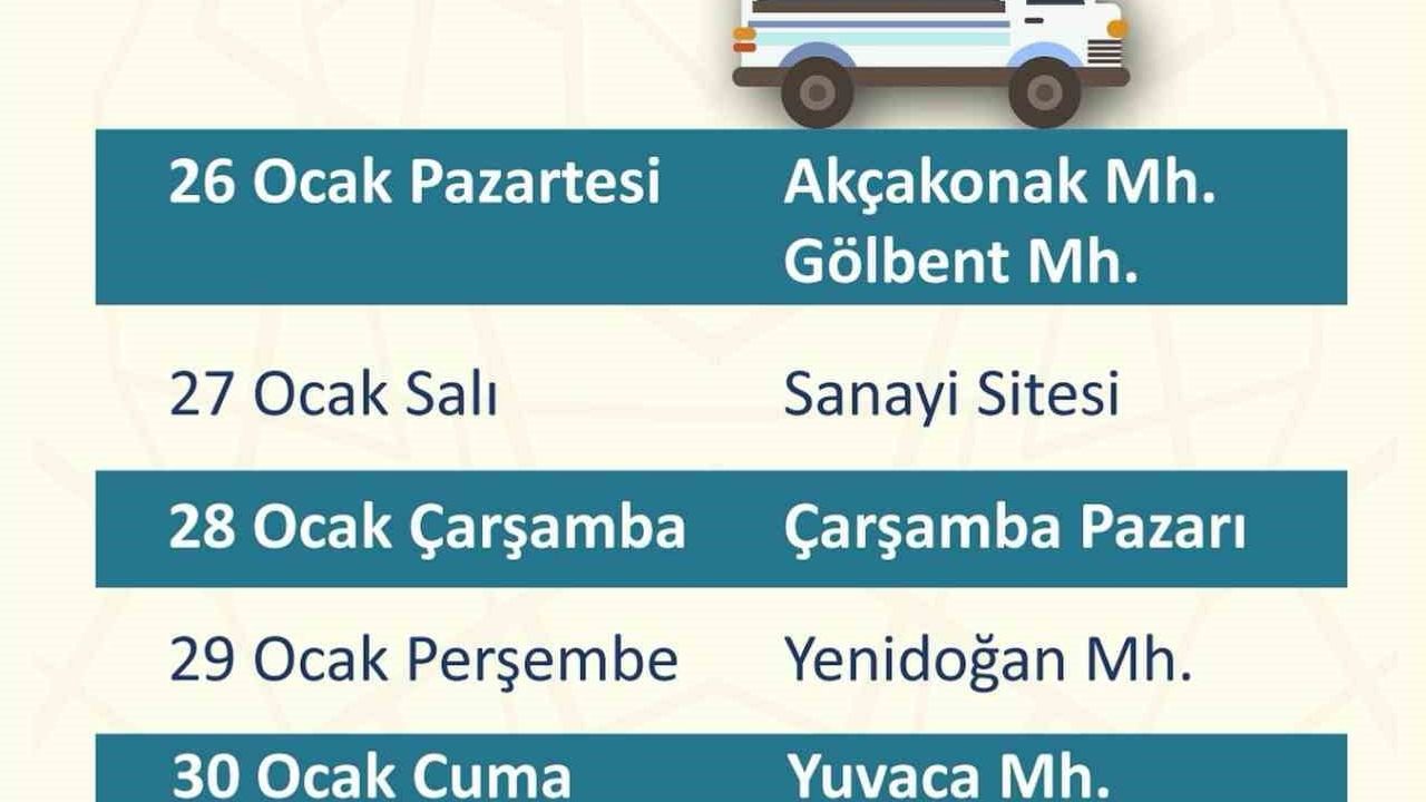 Söke'de Mobil Tahsilat Aracı Mahallelere Hizmet Verecek