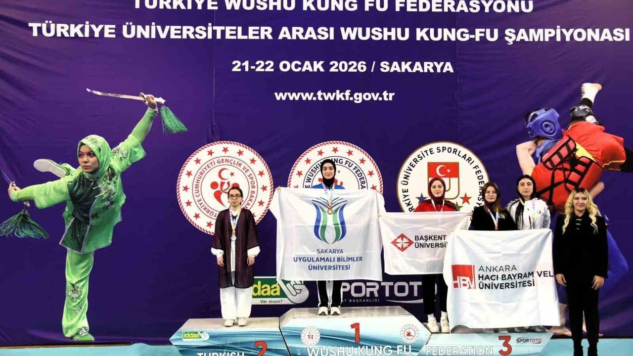 SUBÜ Wushu ÜNİLİG’de Türkiye şampiyonu oldu