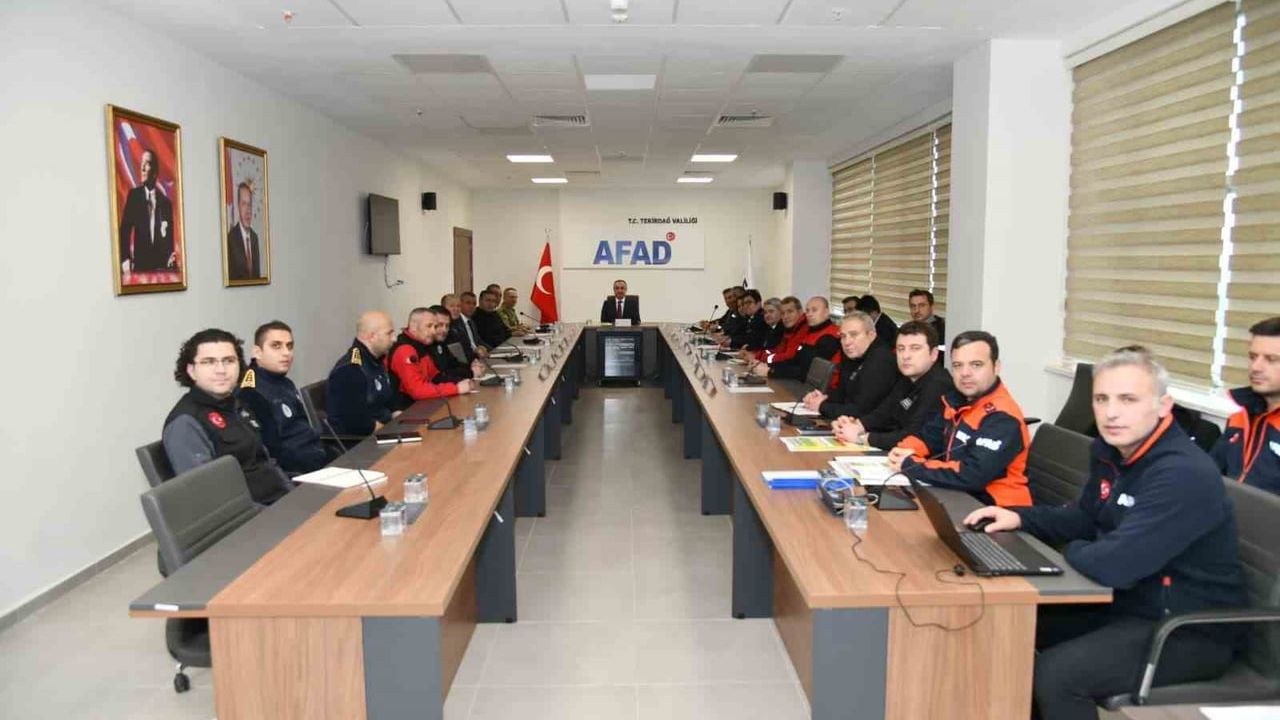 Süleymanpaşa'da AFAD ekipleri için mahalle bazlı müdahale planı hazırlandı